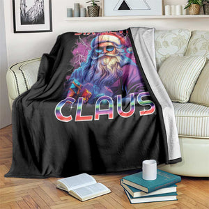 Funny Six Seven Claus Throw Blanket 67 Christmas Santa Meme Gen Alpha TS11 Print Your Wear