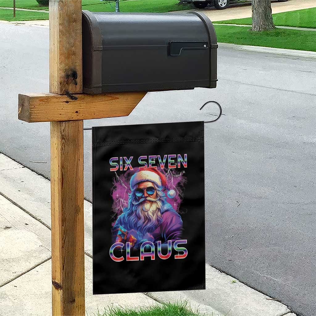 Funny Six Seven Claus Garden Flag 67 Christmas Santa Meme Gen Alpha TS11 Print Your Wear