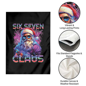 Funny Six Seven Claus Garden Flag 67 Christmas Santa Meme Gen Alpha TS11 Print Your Wear