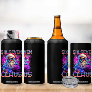 Funny Six Seven Claus 4 in 1 Can Cooler Tumbler 67 Christmas Santa Meme Gen Alpha TS11 Print Your Wear