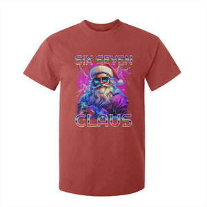 Funny Six Seven Claus T Shirt For Kid 67 Christmas Santa Meme Gen Alpha TS11 Red Print Your Wear