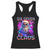 Funny Six Seven Claus Racerback Tank Top 67 Christmas Santa Meme Gen Alpha TS11 Black Print Your Wear