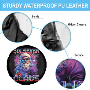 Funny Six Seven Claus Spare Tire Cover 67 Christmas Santa Meme Gen Alpha TS11 Print Your Wear