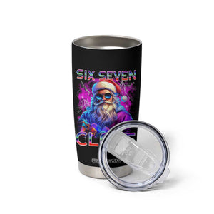 Funny Six Seven Claus Tumbler Cup 67 Christmas Santa Meme Gen Alpha TS11 Print Your Wear