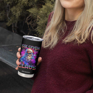 Funny Six Seven Claus Tumbler Cup 67 Christmas Santa Meme Gen Alpha TS11 Print Your Wear