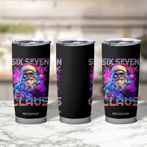 Funny Six Seven Claus Tumbler Cup 67 Christmas Santa Meme Gen Alpha TS11 Print Your Wear