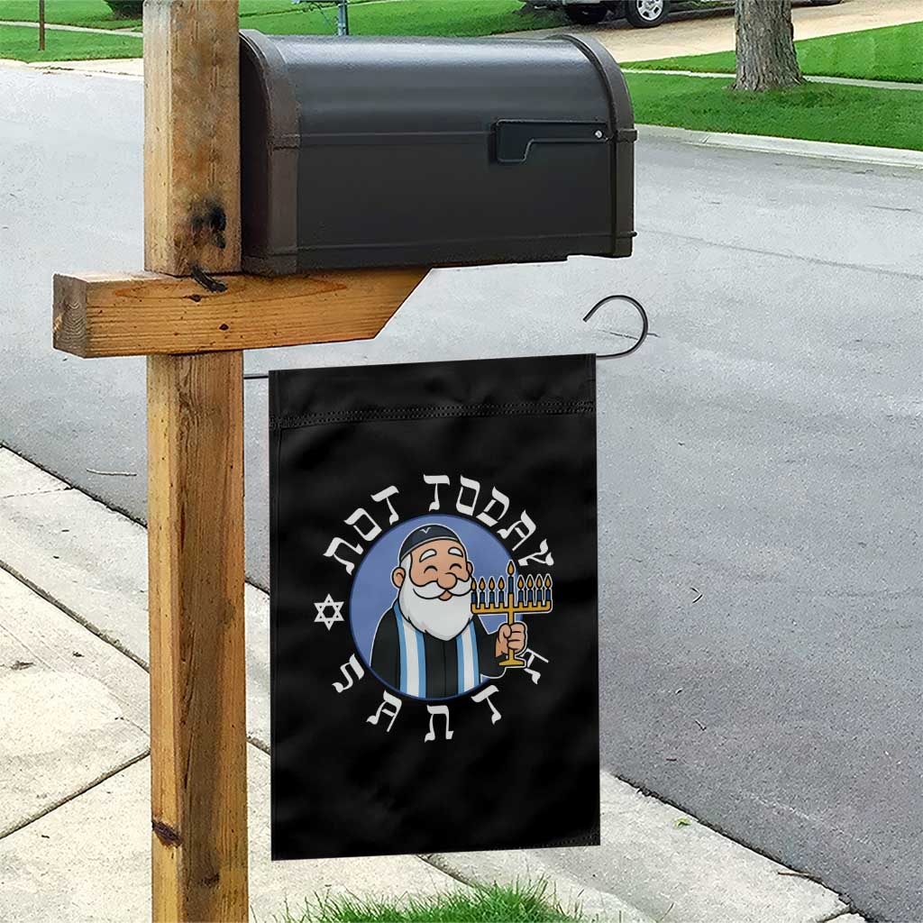 Funny Hanukkah Not Today Santa Garden Flag Jewish Chanukah Chrismukkah TS11 Print Your Wear