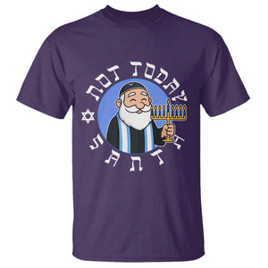 Funny Hanukkah Not Today Santa T Shirt Jewish Chanukah Chrismukkah TS11 Purple Print Your Wear