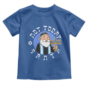 Funny Hanukkah Not Today Santa Toddler T Shirt Jewish Chanukah Chrismukkah TS11 Royal Blue Print Your Wear