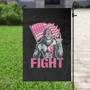 Funny Bigfoot Breast Cancer Awareness Garden Flag Fight Pink Ribbon TS11 Print Your Wear
