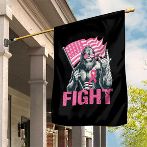 Funny Bigfoot Breast Cancer Awareness Garden Flag Fight Pink Ribbon TS11 Print Your Wear