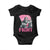 Funny Bigfoot Breast Cancer Awareness Baby Onesie Fight Pink Ribbon TS11 Black Print Your Wear