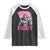Funny Bigfoot Breast Cancer Awareness Raglan Shirt Fight Pink Ribbon TS11 Black White Print Your Wear