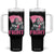 Funny Bigfoot Breast Cancer Awareness Tumbler With Handle Fight Pink Ribbon TS11 One Size: 40 oz Black Print Your Wear