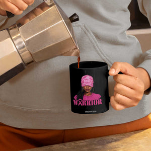 African American Warrior Breast Cancer Coffee Mug Pink Ribbon TS11 Print Your Wear