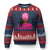 African American Warrior Breast Cancer Ugly Christmas Sweater Pink Ribbon TS11 Navy Red Print Your Wear