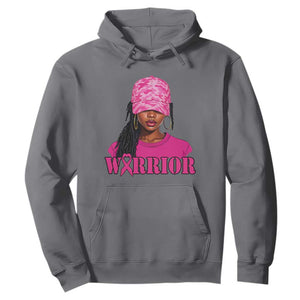 African American Warrior Breast Cancer Hoodie Pink Ribbon TS11 Charcoal Print Your Wear