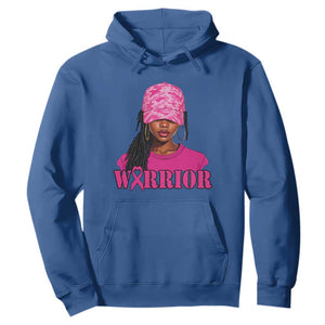 African American Warrior Breast Cancer Hoodie Pink Ribbon TS11 Royal Blue Print Your Wear