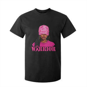African American Warrior Breast Cancer T Shirt For Kid Pink Ribbon TS11 Black Print Your Wear