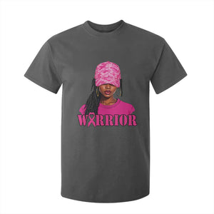 African American Warrior Breast Cancer T Shirt For Kid Pink Ribbon TS11 Dark Heather Print Your Wear