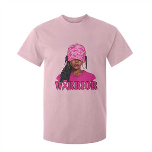African American Warrior Breast Cancer T Shirt For Kid Pink Ribbon TS11 Light Pink Print Your Wear