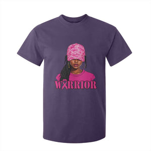 African American Warrior Breast Cancer T Shirt For Kid Pink Ribbon TS11 Purple Print Your Wear