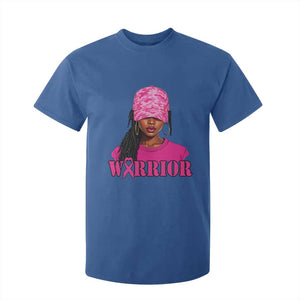 African American Warrior Breast Cancer T Shirt For Kid Pink Ribbon TS11 Royal Blue Print Your Wear