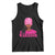 African American Warrior Breast Cancer Tank Top Pink Ribbon TS11 Black Print Your Wear