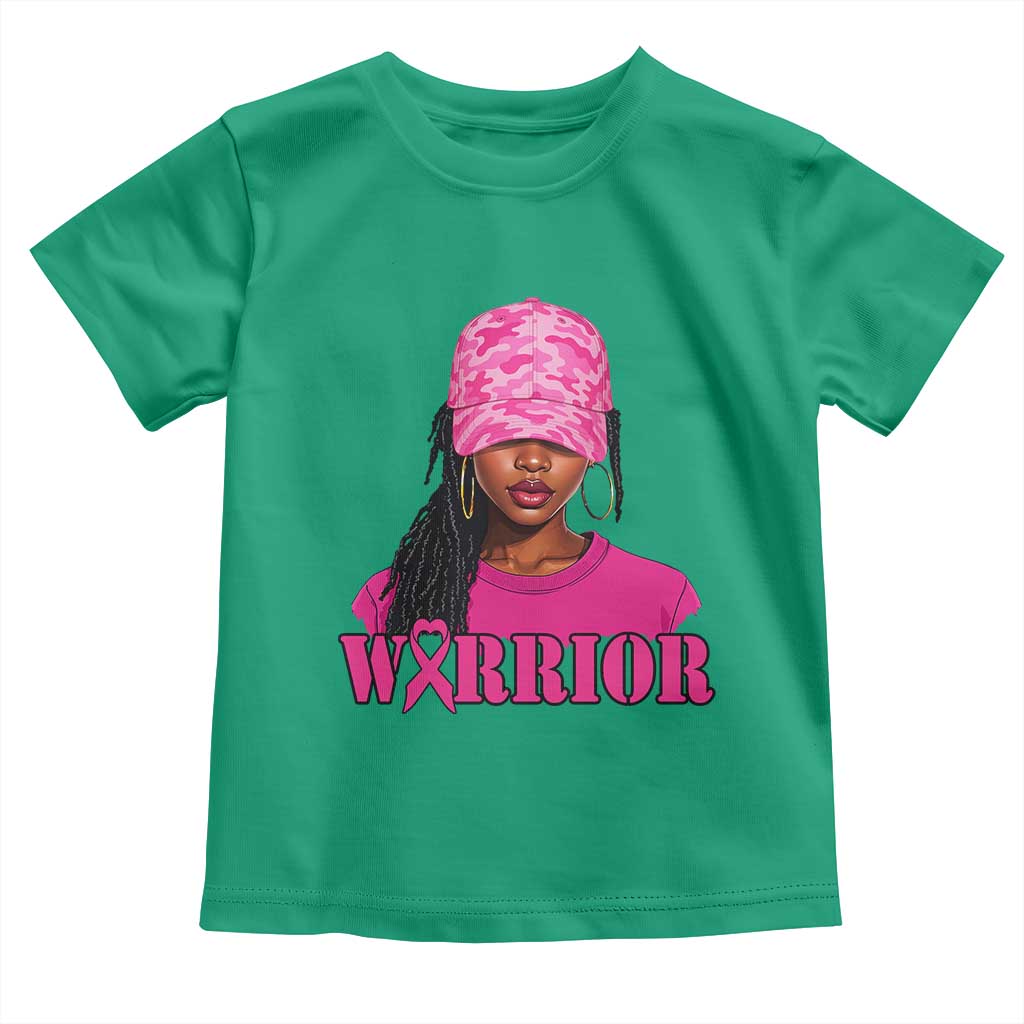 African American Warrior Breast Cancer Toddler T Shirt Pink Ribbon TS11 Irish Green Print Your Wear