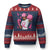 African American Fighter Breast Cancer Awareness Ugly Christmas Sweater Pink Ribbon TS11 Navy Red Print Your Wear