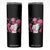 African American Fighter Breast Cancer Awareness Skinny Tumbler Pink Ribbon TS11 Black Print Your Wear