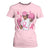 African American Fighter Breast Cancer Awareness T Shirt For Women Pink Ribbon TS11 Light Pink Print Your Wear