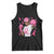 African American Fighter Breast Cancer Awareness Tank Top Pink Ribbon TS11 Black Print Your Wear
