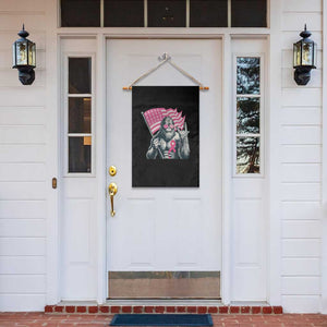 Funny Bigfoot Breast Cancer Awareness Garden Flag Sasquatch Pink Ribbon TS11 Print Your Wear