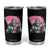 Funny Bigfoot Breast Cancer Awareness Tumbler Cup Sasquatch Pink Ribbon TS11 Black Print Your Wear