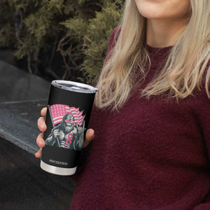 Funny Bigfoot Breast Cancer Awareness Tumbler Cup Sasquatch Pink Ribbon TS11 Print Your Wear