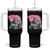 Funny Bigfoot Breast Cancer Awareness Tumbler With Handle Sasquatch Pink Ribbon TS11 One Size: 40 oz Black Print Your Wear