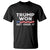 Trump Won Get Over It T Shirt US Election 2024 American Flag TS11 Black Print Your Wear