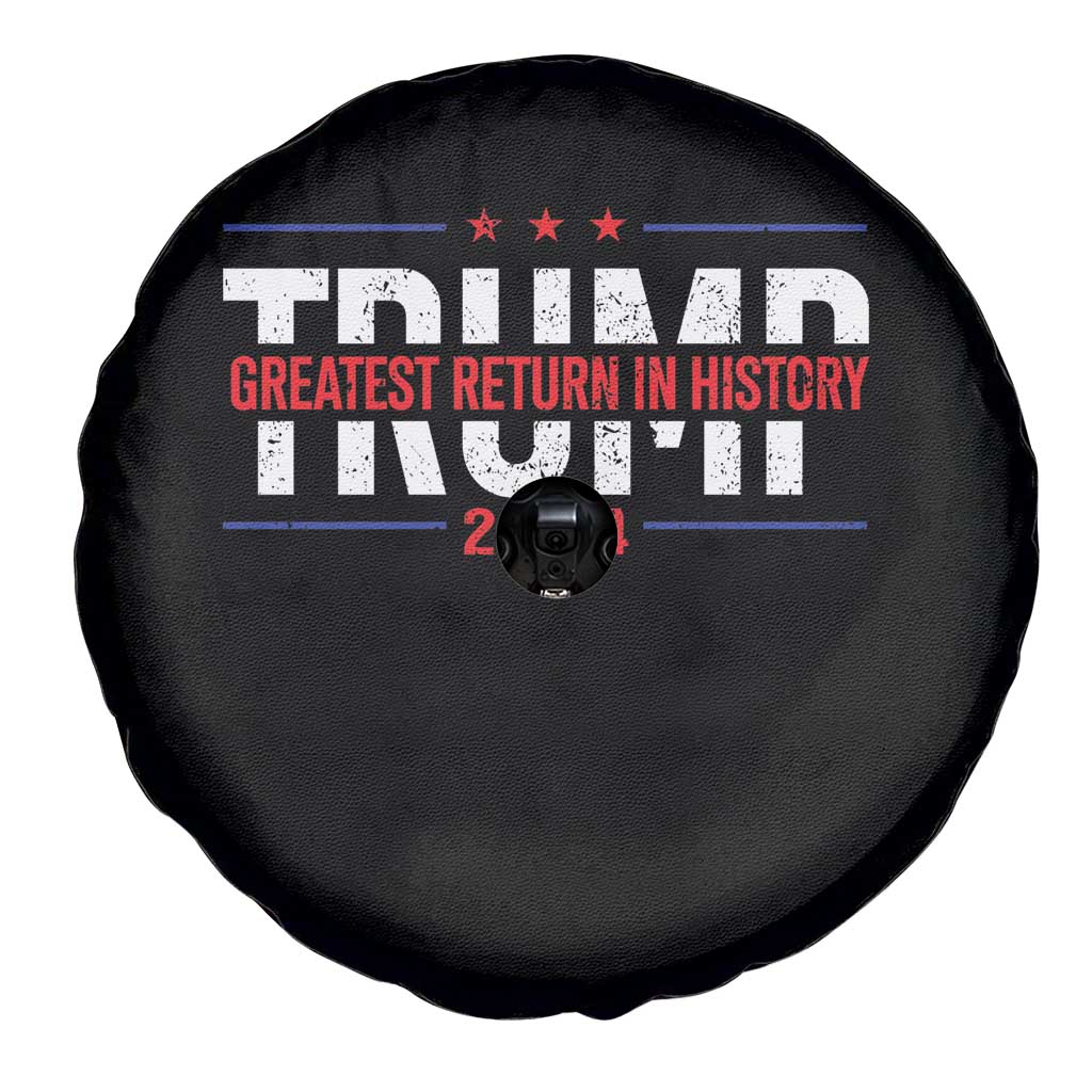 Trump Supporter Spare Tire Cover Trump Greatest Return In History 2024 TS11 Print Your Wear