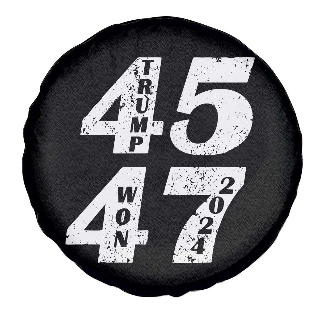 Trump For President Spare Tire Cover Trump Won 45 47 US Election 2024 TS11 Print Your Wear