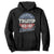 Trump For President Hoodie Trump Elected 45 47 American Flag TS11 Black Print Your Wear