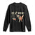 Trump He Won 2024 Long Sleeve Shirt The 47th US President Vintage American Flag TS11 Black Print Your Wear