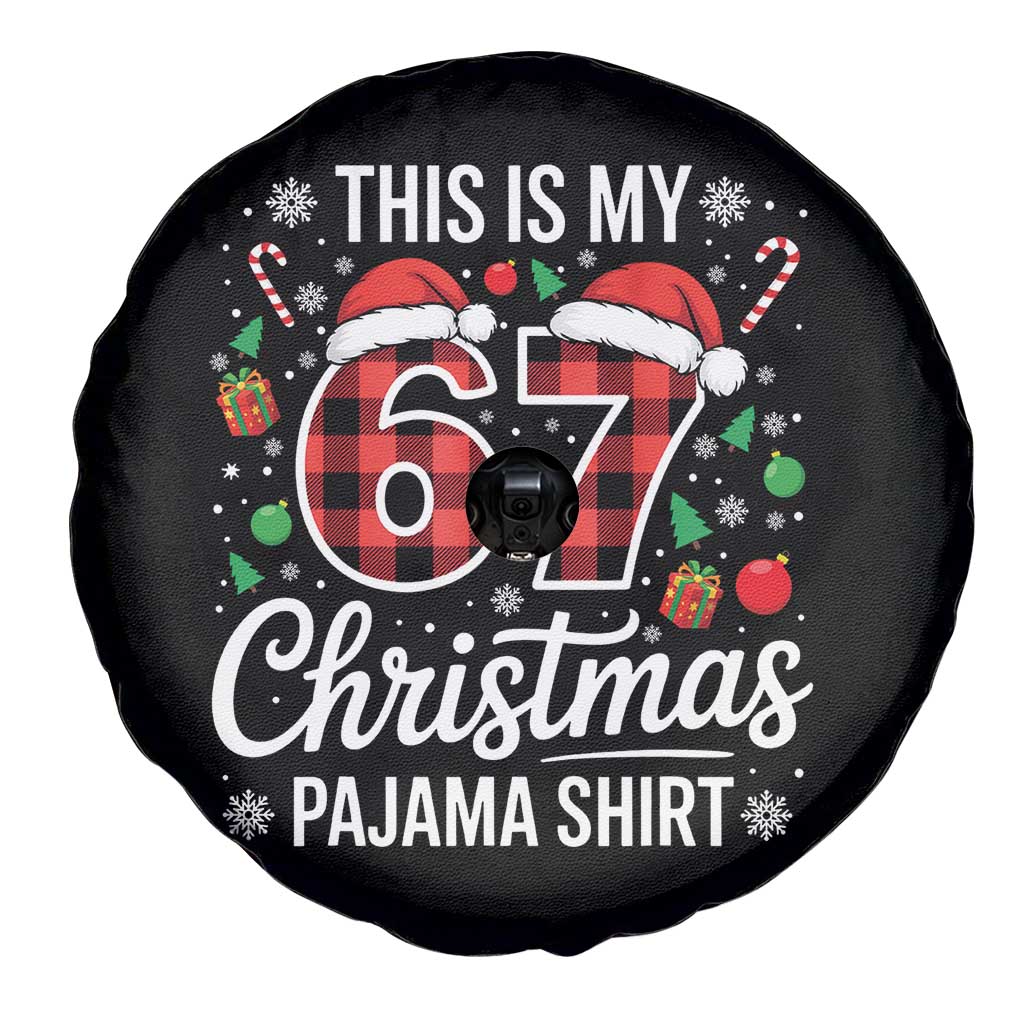 This Is My 67 Christmas Pajama Spare Tire Cover Six Seven Meme Xmas TS11 Print Your Wear