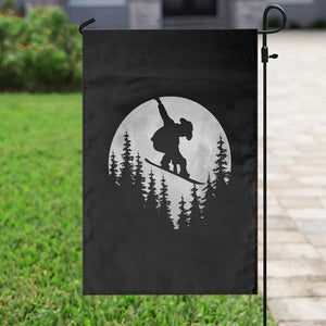 Funny Snowboard Cowboy Moon Snowboarding Winter Sports Garden Flag TS11 Print Your Wear