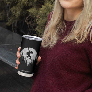 Funny Snowboard Cowboy Moon Snowboarding Winter Sports Tumbler Cup TS11 Print Your Wear