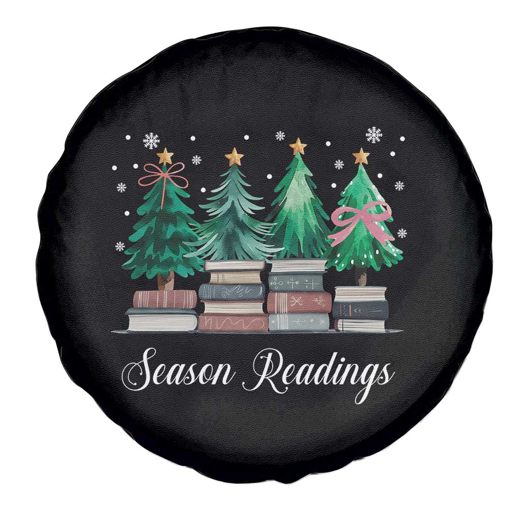 Funny Christmas Book Spare Tire Cover Season Readings Xmas Tree Bookworm Teacher Librarian TS11 Print Your Wear