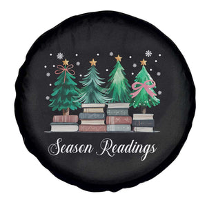 Funny Christmas Book Spare Tire Cover Season Readings Xmas Tree Bookworm Teacher Librarian TS11 Print Your Wear