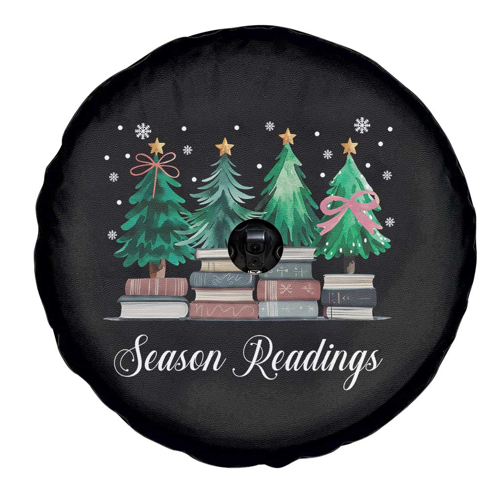 Funny Christmas Book Spare Tire Cover Season Readings Xmas Tree Bookworm Teacher Librarian TS11 Print Your Wear