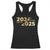 Happy New Year 2025 Goodbye 2024 Welcome 2025 Racerback Tank Top TS11 Black Print Your Wear
