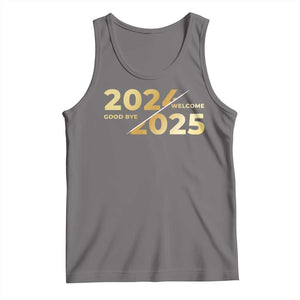 Happy New Year 2025 Goodbye 2024 Welcome 2025 Tank Top TS11 Deep Heather Print Your Wear